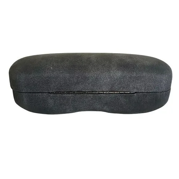 Chanel Sunglasses Eyeglasses Large Gray Suede Clamshell CC Logo CASE ONLY Rare - Picture 4 of 8